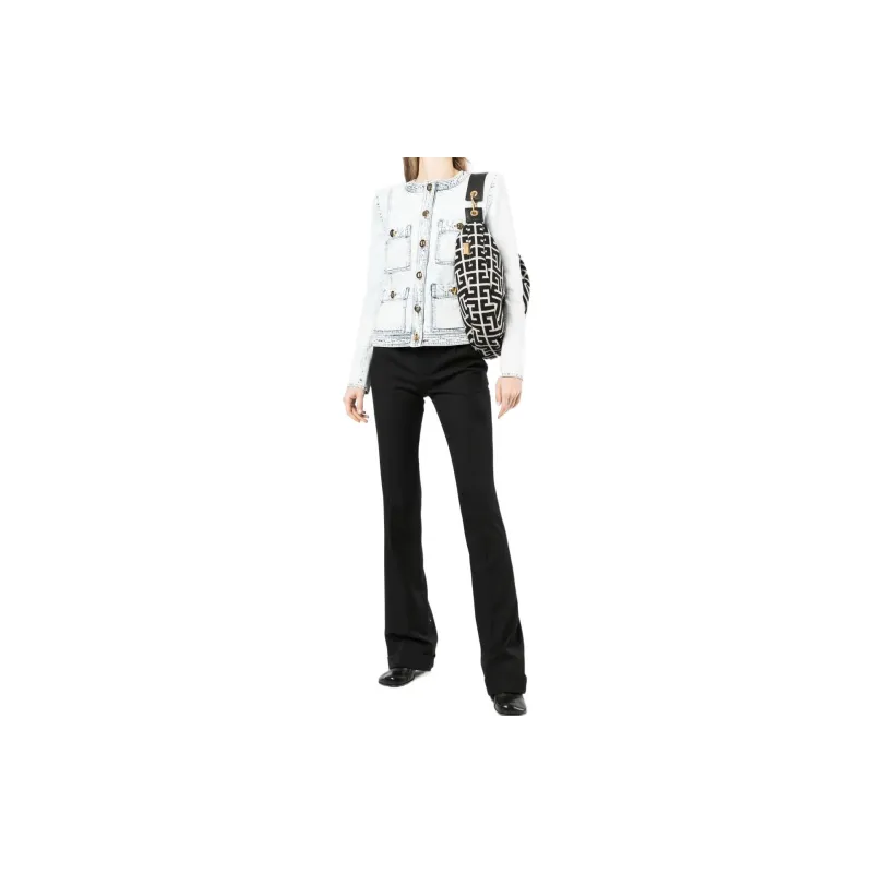 BALMAIN Jackets Women's Light Blue-1