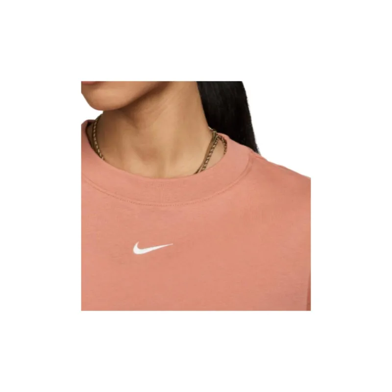 Nike Sportswear Chill Knit Short-Sleeved Dresses Women's Blush-3