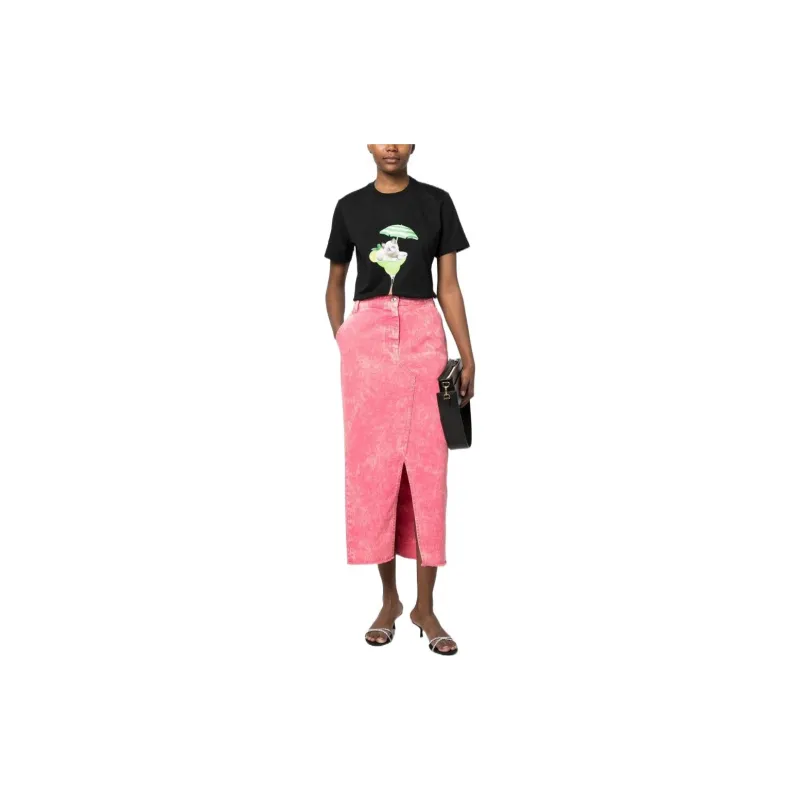 MSGM T Shirts Women's Black-1