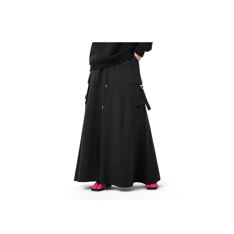 BETTY BOOP Casual Long Skirts Women's Eco Friendly Black-2