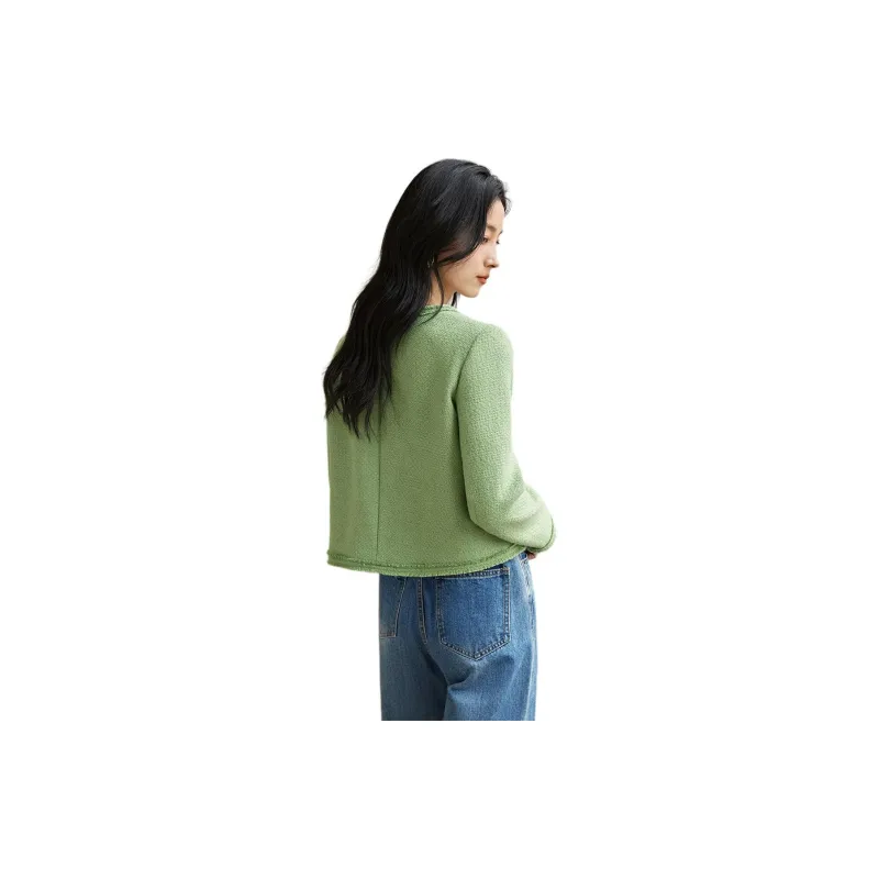 Mo Han Yi Mei Jackets & Coats Women's Green-1