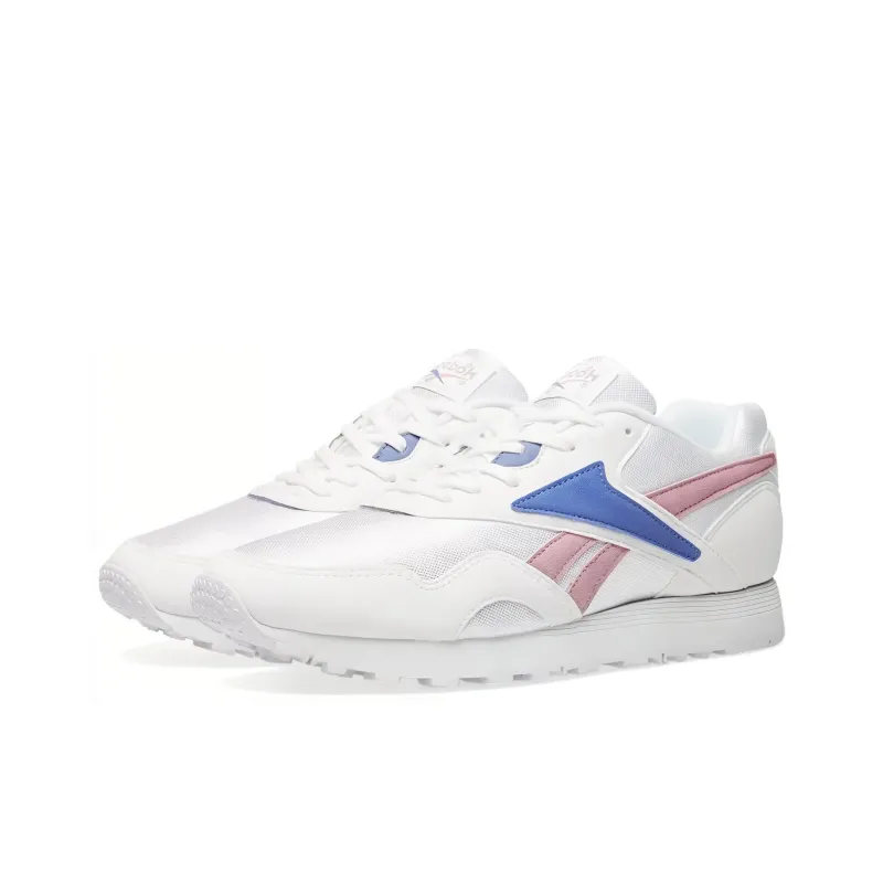 Reebok Anti-Slip And Wear-Resistant Support Lightweight Low-Top Running Shoes Men's White Blue-1