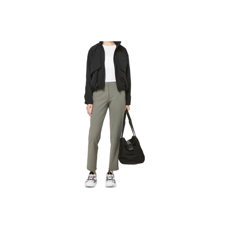 Lululemon On The Move Casual Pants Women's Green Gray-2