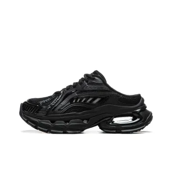 LiNing Rubber Sole Slip Resistant Abrasion Resistant Wrap toe Slippers Women's Black