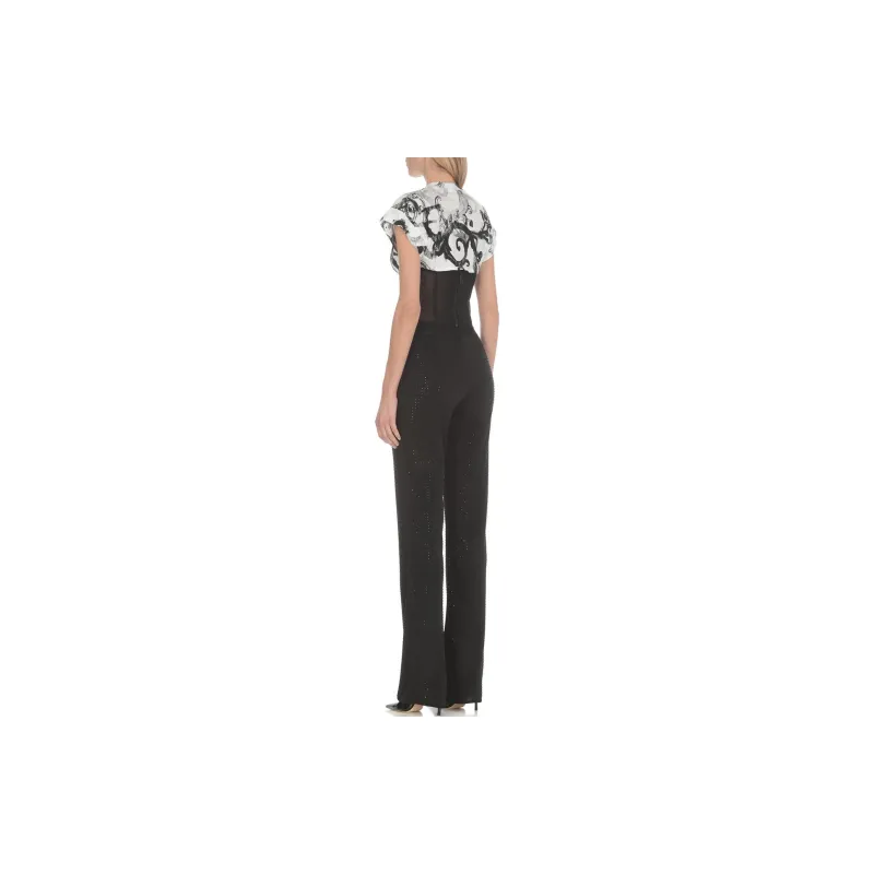 VERSACE JEANS COUTURE Embellished Flared Trousers-2