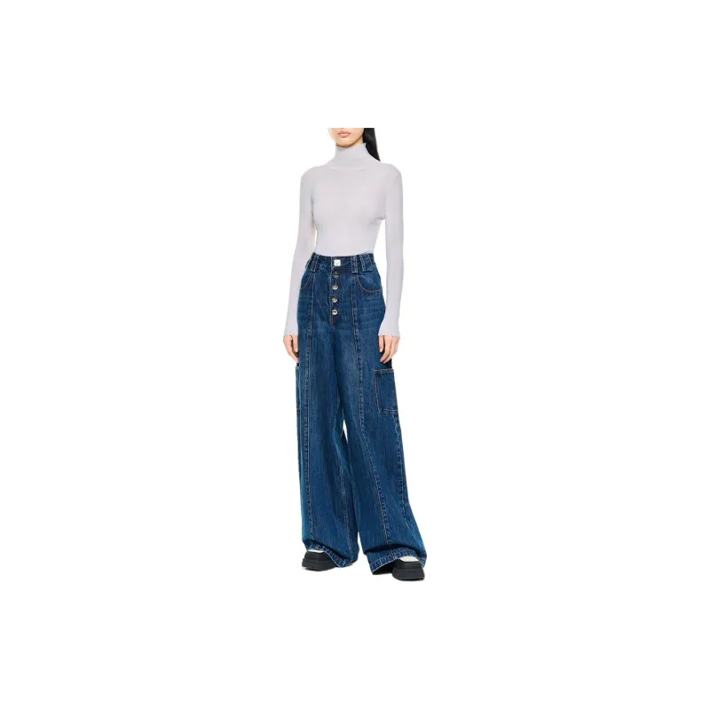 CALVIN LUO Jeans Women's Blue-4