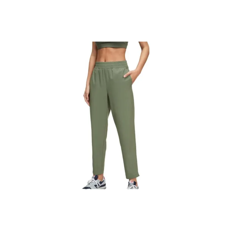 GAP Knitted Sweatpants Women's Olive Green-2