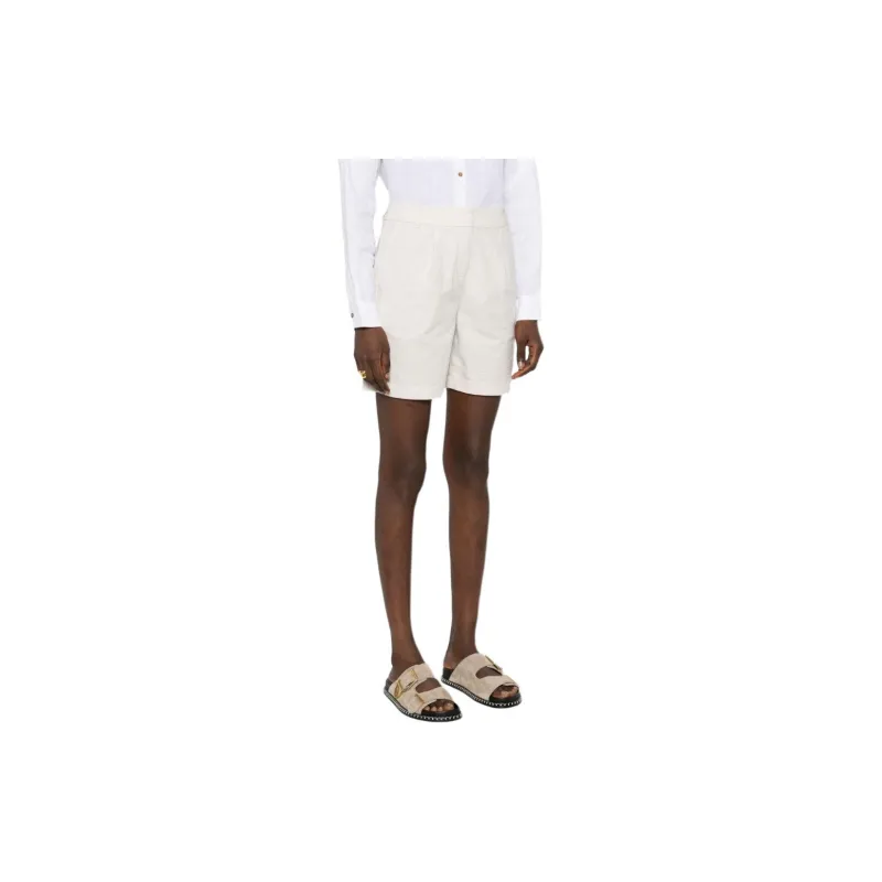 BARBOUR SS24 Casual Shorts Women's Light Beige-3
