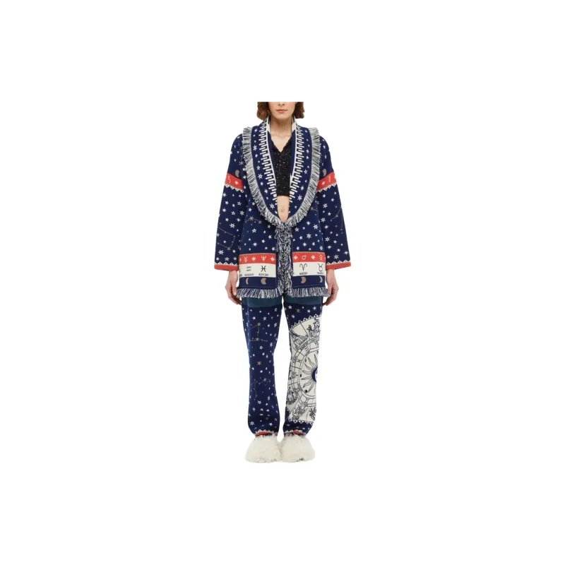 Alanui Astrology Wheel Jacquard Cardigan-3