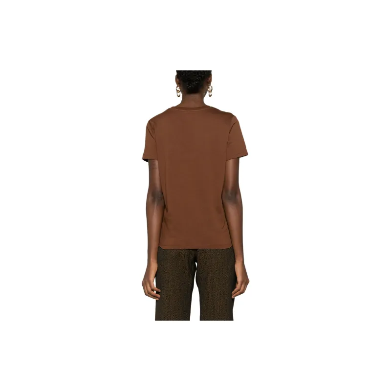 A.P.C T Shirt Women's Chocolate-2