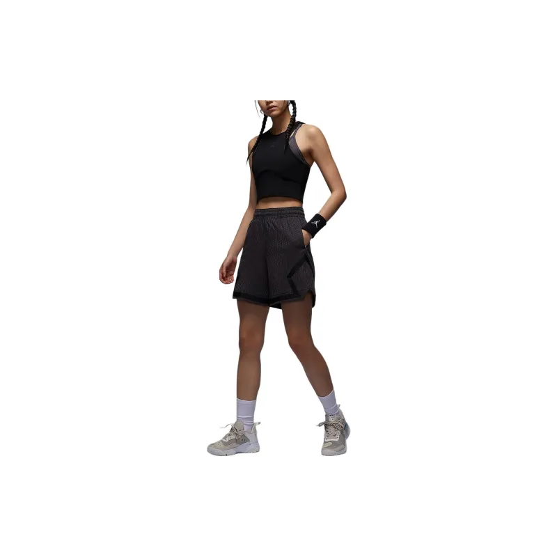 Jordan Dri-FIT Diamond Casual Shorts Women's Black-3