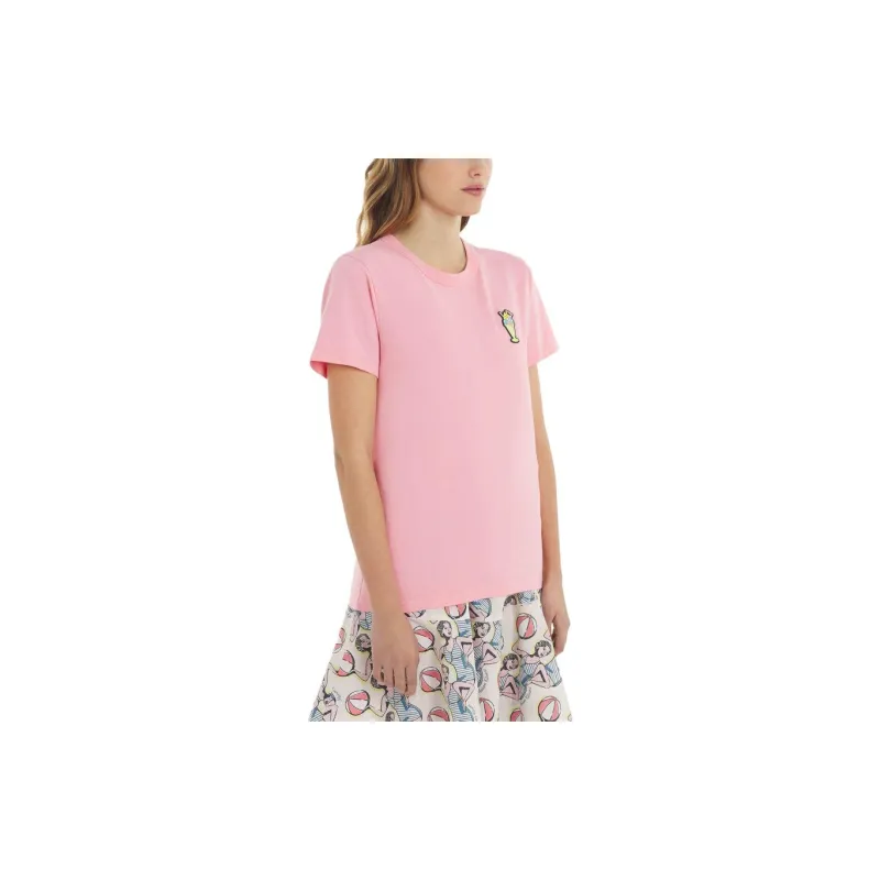 Maison Kitsune T Shirts Women's Pink-3