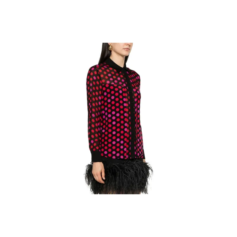 DVF Diane Von Furstenberg Louise Polka-dot Shirt-3