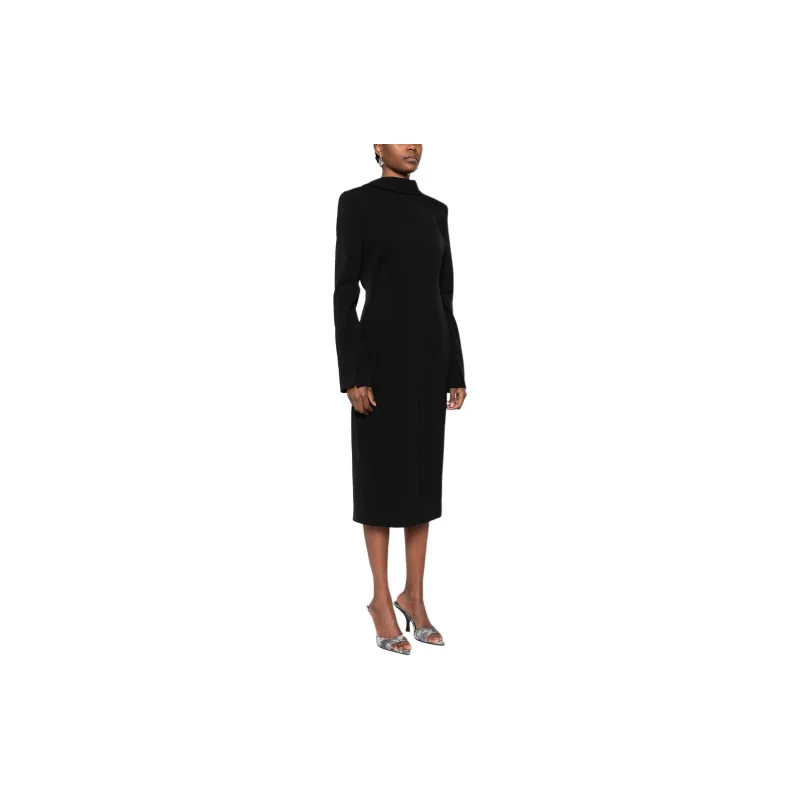 Acne Studios SS24 Long-Sleeved Dresses Women's Black-3
