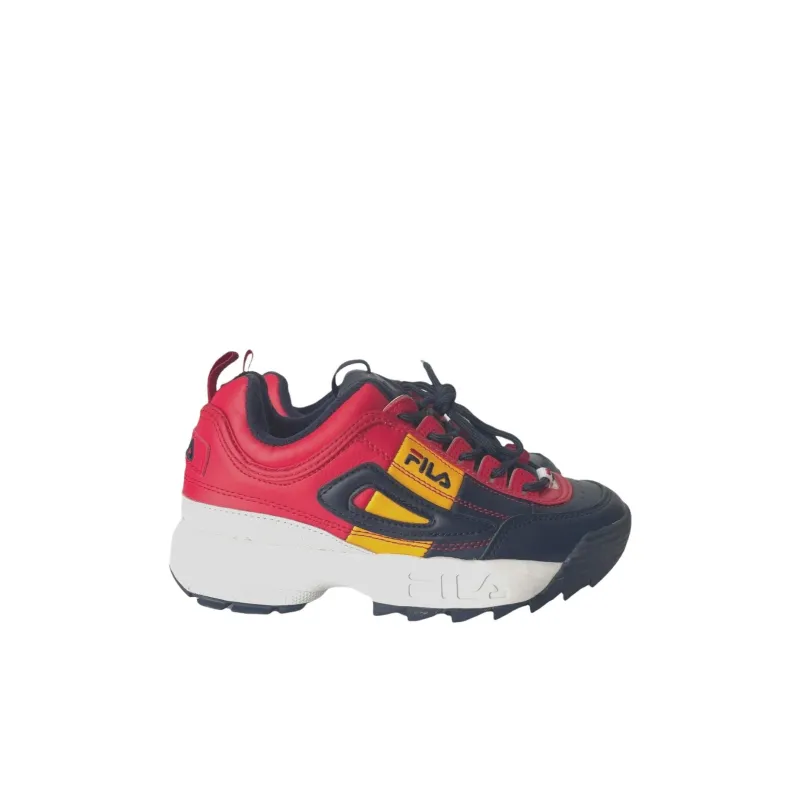 FILA KIDS Disruptor 2 Anti Slip Wear Resistant Kids Lifestyle Shoes Black Red Kids'-1