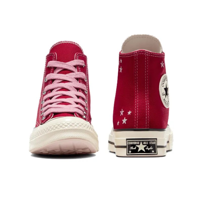 Chuck 70 Converse High 'Embroidered Stars Days Ahead Red'-4