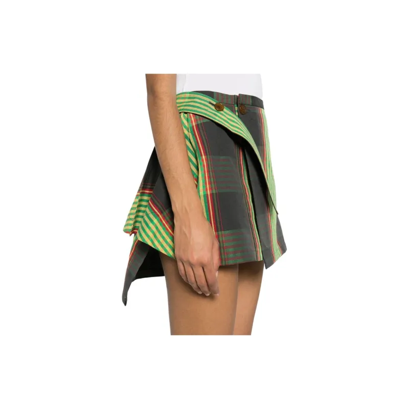 Vivienne Westwood Meghan Tartan Mini Skirt-4