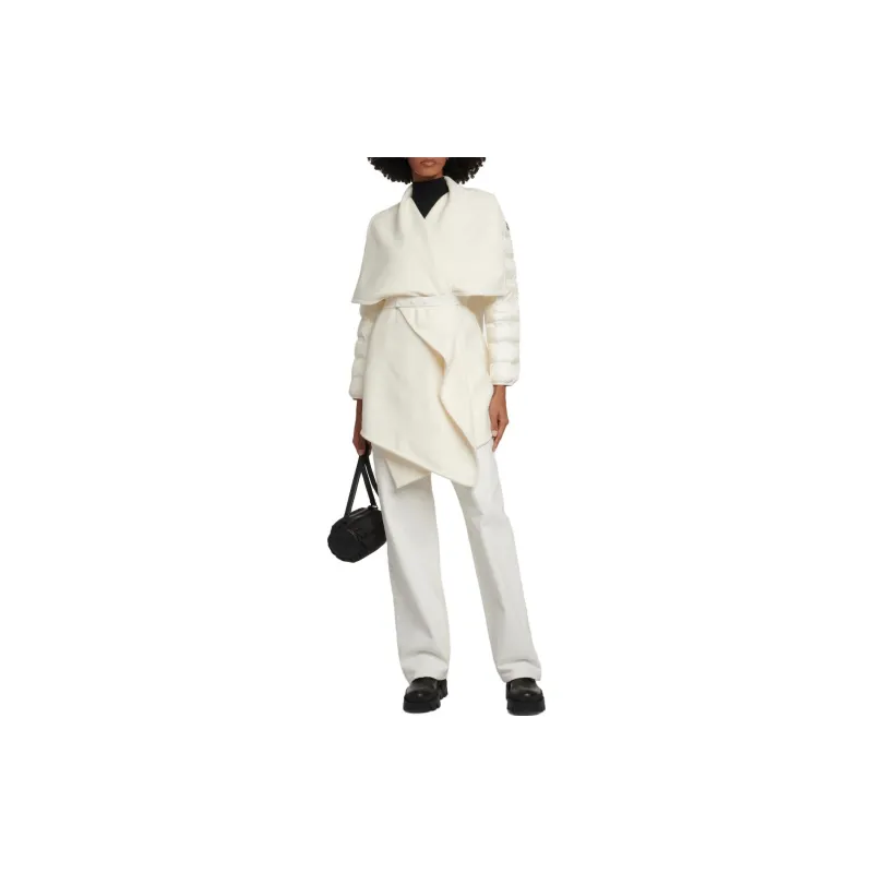 Moncler Cloaks Women's White-2