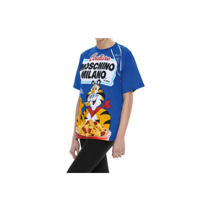 MOSCHINO T Shirts Women's Blue-3