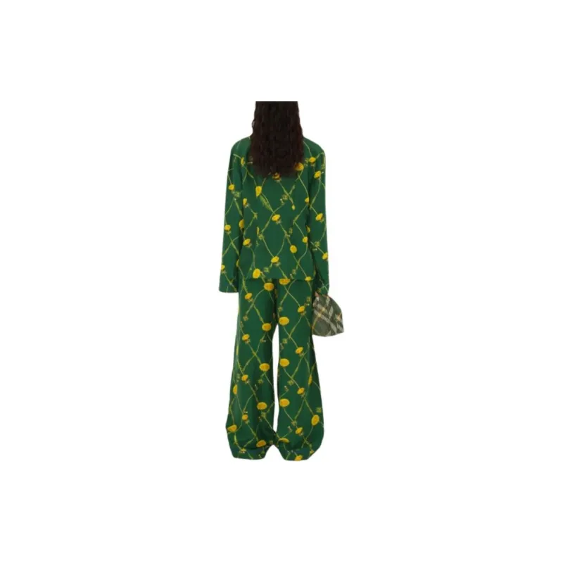 Burberry Dandelion print Silk Pyjama Shirt-2