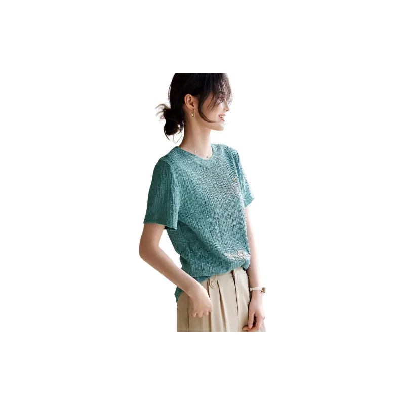 XWI T Shirts Women's Turquoise-1