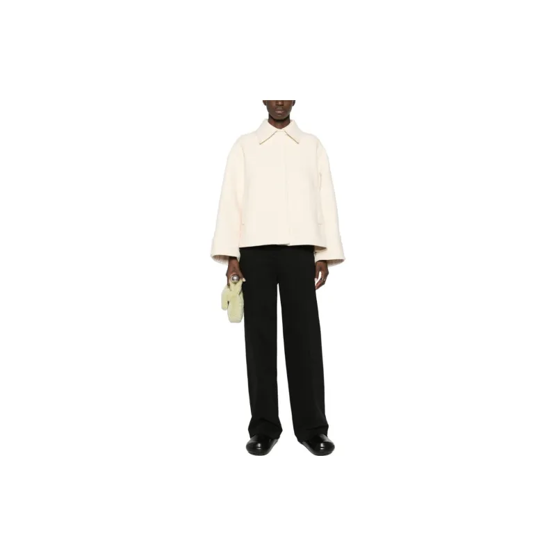 JIL SANDER Long Wide Sleeved Cropped Jacket-1