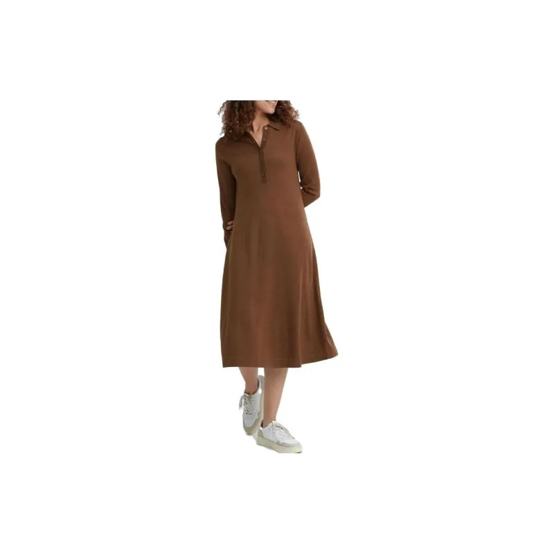 UNIQLO Long-Sleeved Dresses Women's Chestnut-1