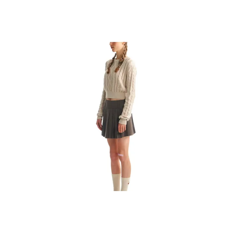 Kirsh FW23 Casual Short Skirts Women's Brown-1