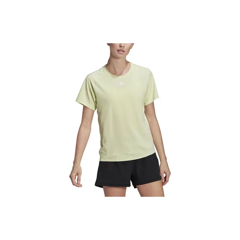 Adidas T Shirts Women's Sour Green-3