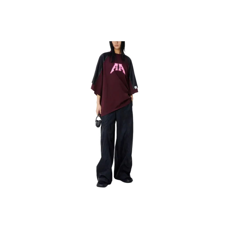 ADER ERROR Nolc Logo print T shirt-5