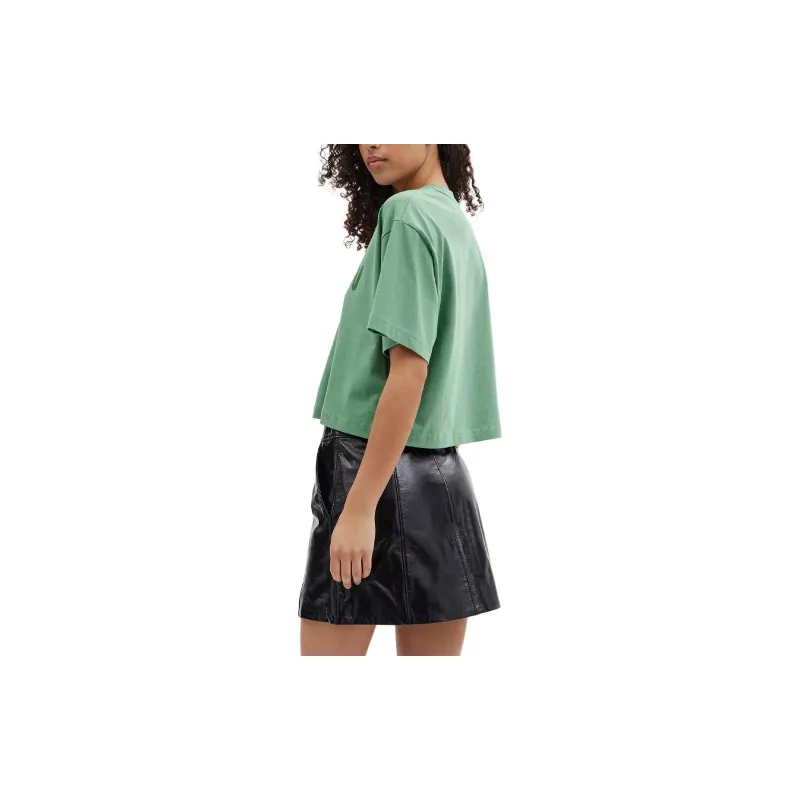 COACH SS24 Drop Shoulder Sleeve T Shirt Women's Green-2