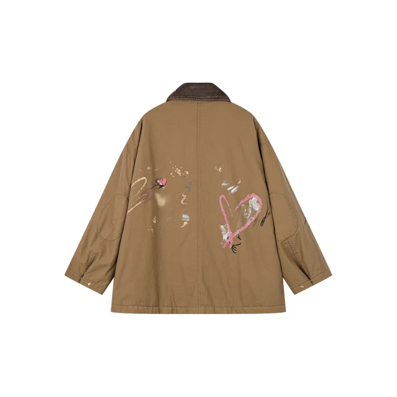 UOOYAA Jackets Women's Khaki-1