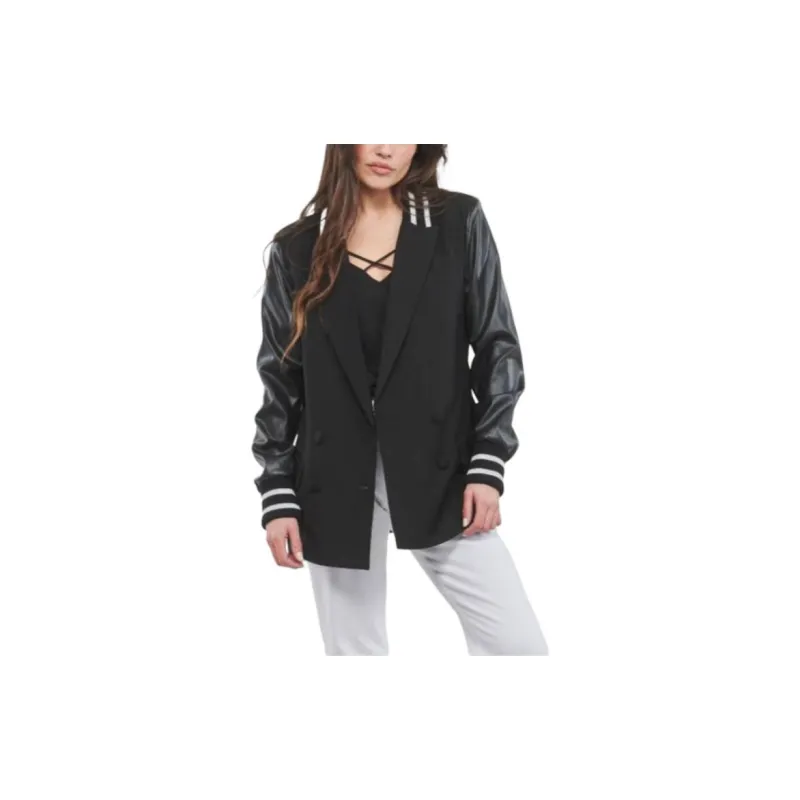 GUESS Jackets & Coats Women's Black-1