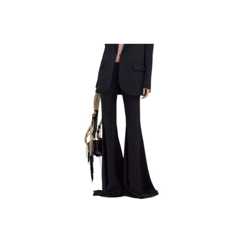 Roberto Cavalli SS24 Casual Pants Women's Black-2