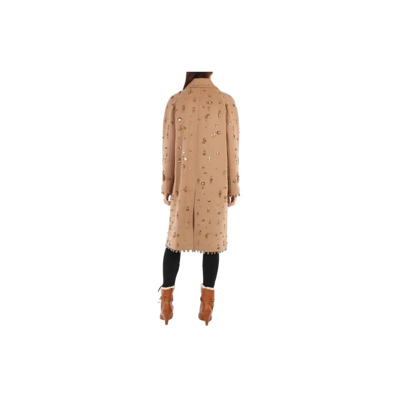 Burberry Coats Women's Camel-3