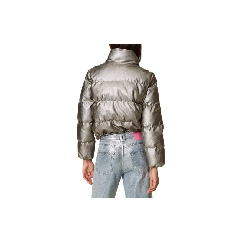 Twinset Laminated Puffer Jacket-2