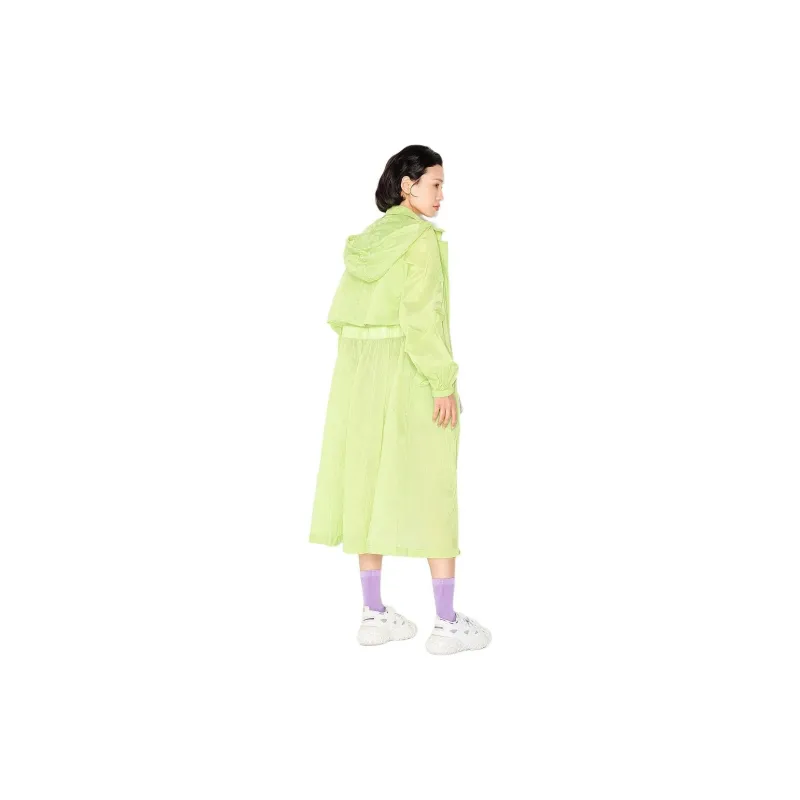MASFER.SU Trench Coat Women's Fluorescent Yellow-1
