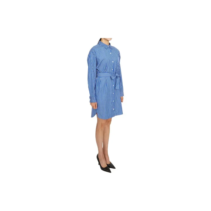THEORY Long Sleeved Dress Women's Dark Blue-3