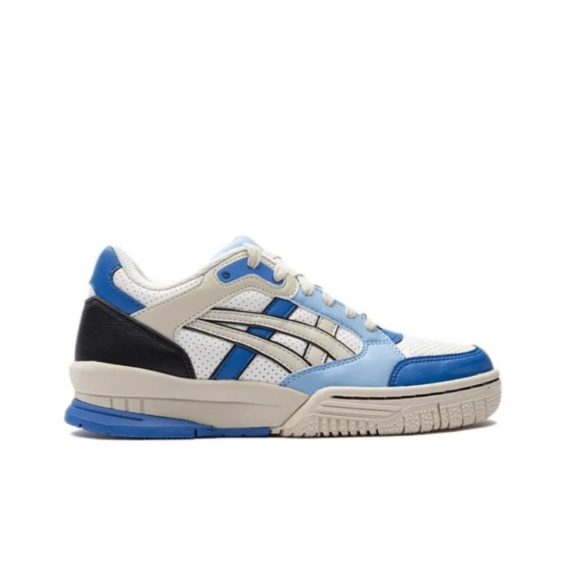 Asics Gel Spotlyte Low Top Children's Basketball Shoes Blue White Teenagers-1