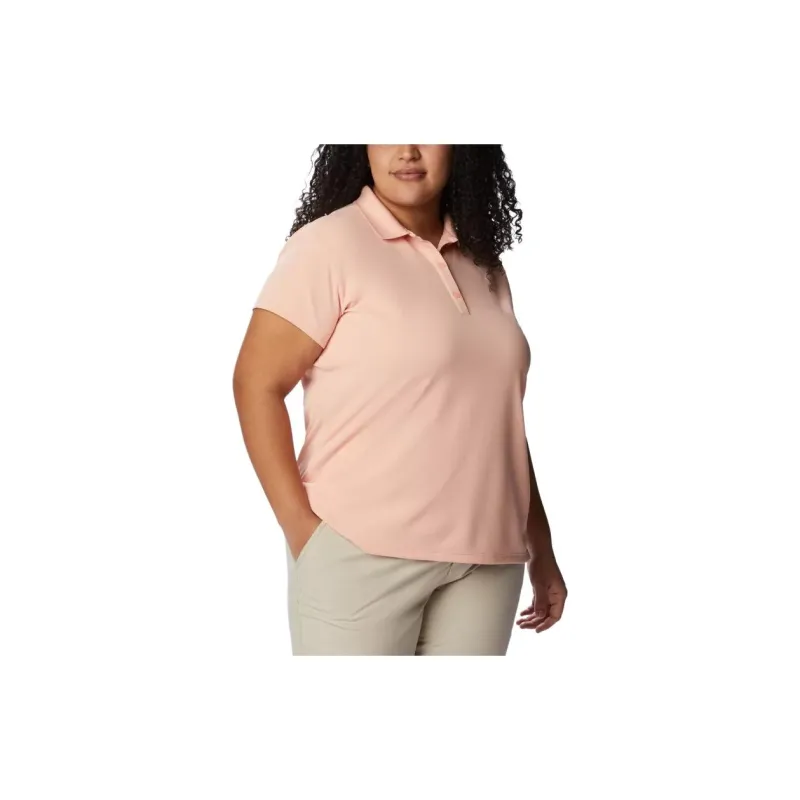 Columbia Polo Shirts Women's Bright Coral-2