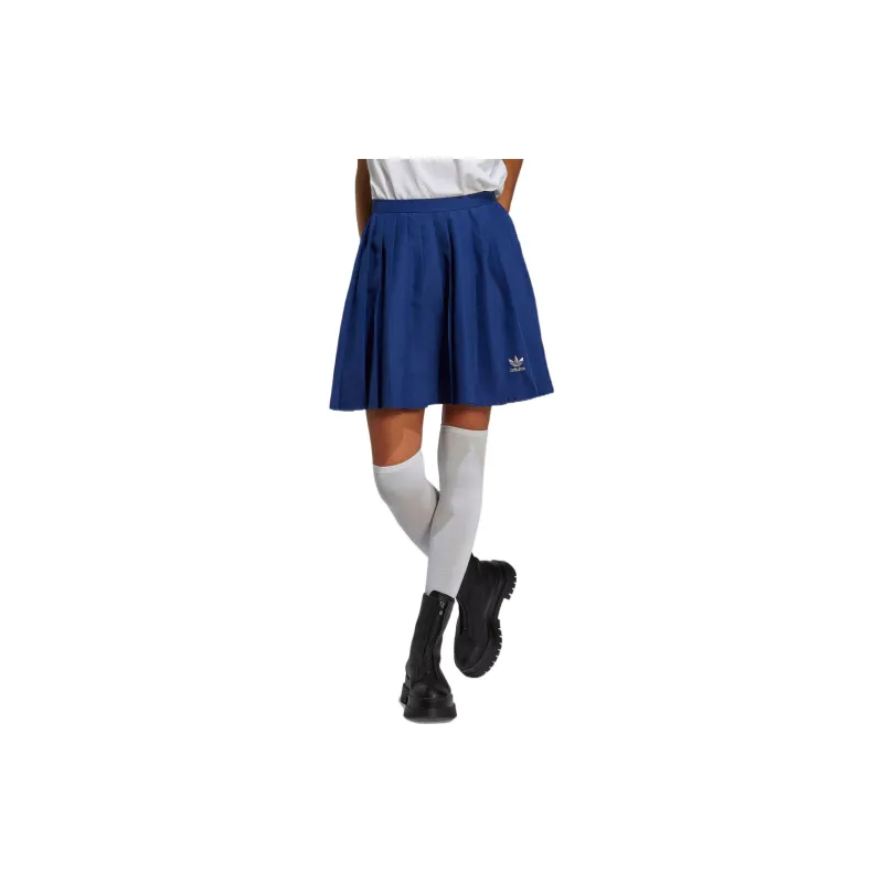 Adidas Casual Short Skirts Women's Victory Blue-3
