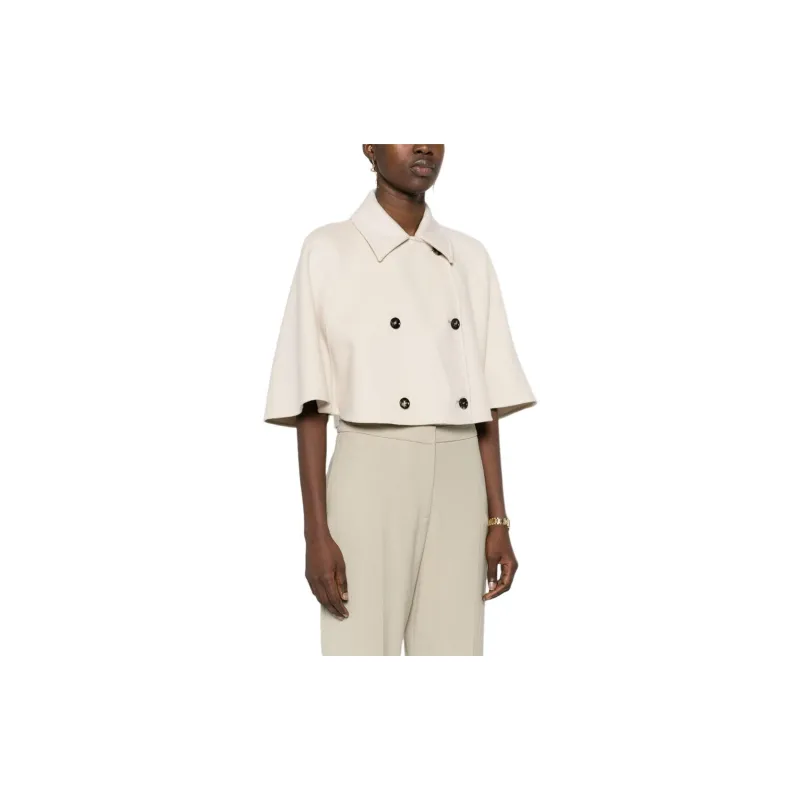 MaxMara Jackets Coats Women's Light Beige-3