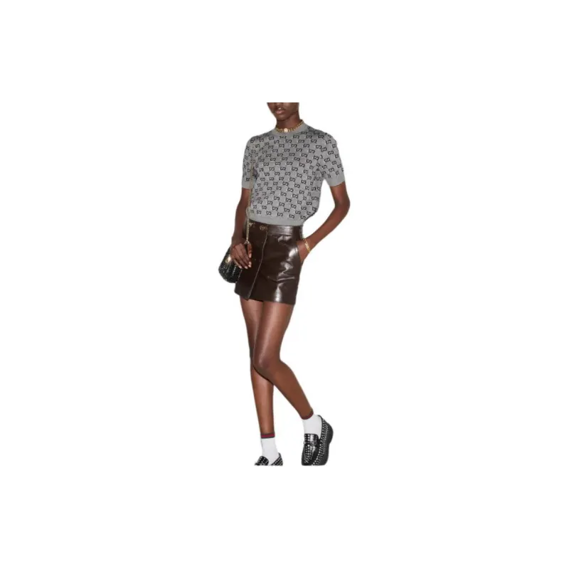 GUCCI T Shirts Women's Gray-3