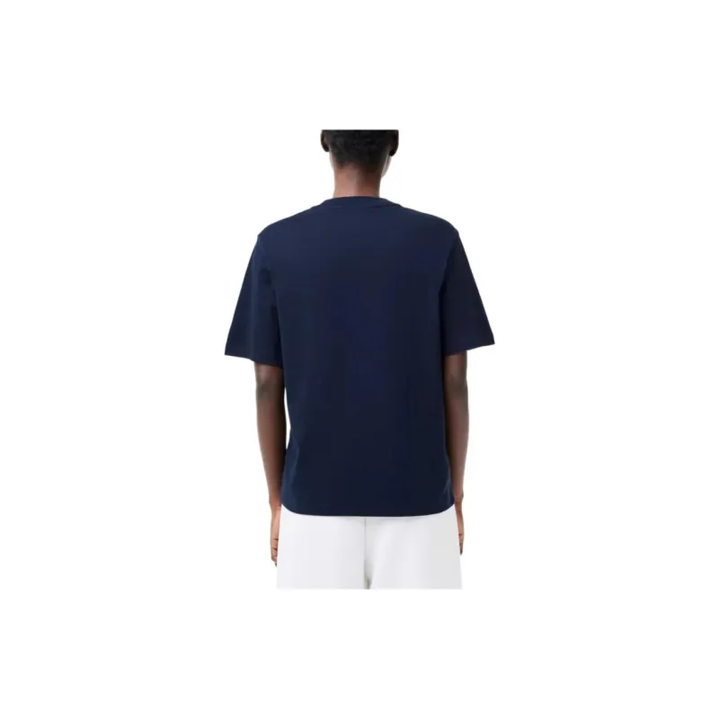 LACOSTE Regular T Shirt Women's Blue-3