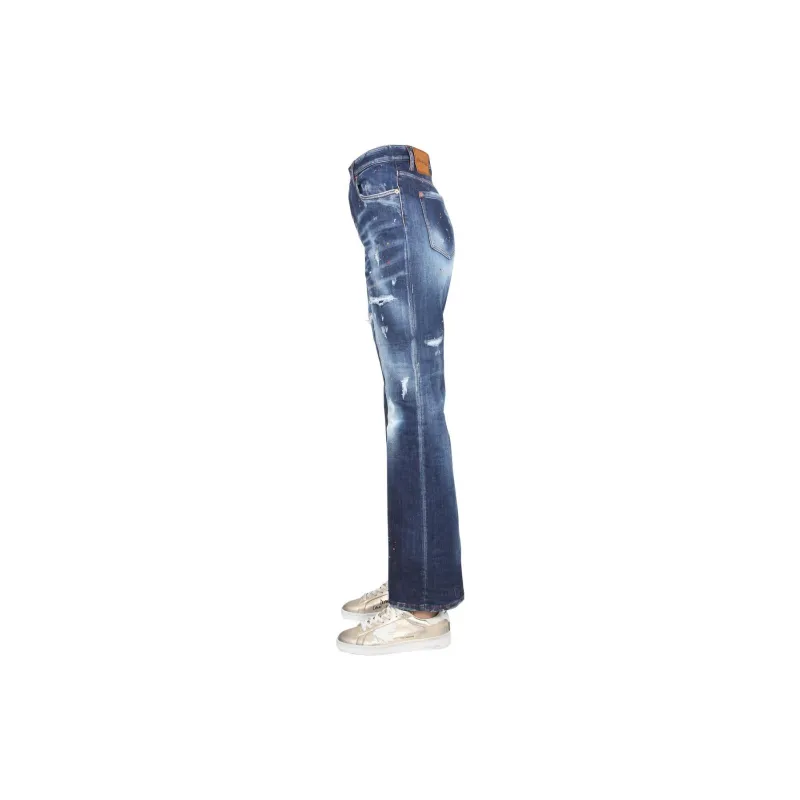 DSQUARED 2 Distressed Straight Leg Jeans-2