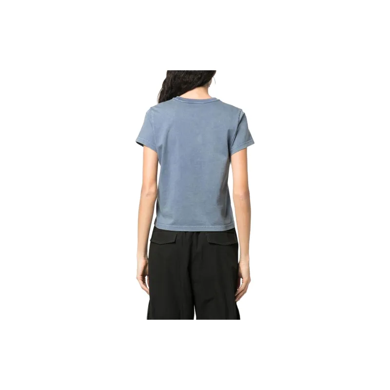 T By Alexander Wang Essential Jersey Shrunk Tee Motor Grey-2