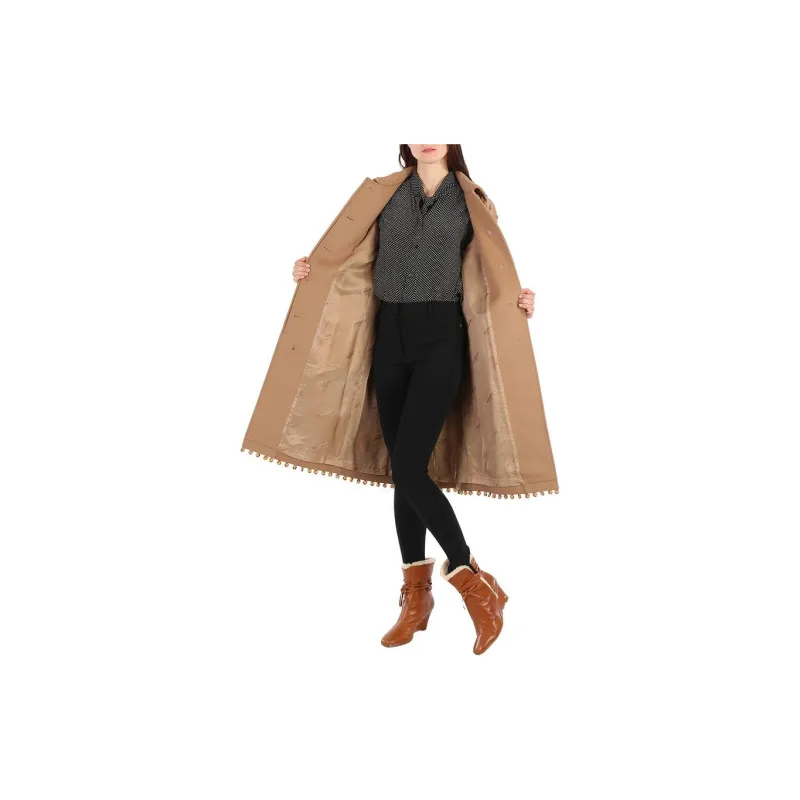 Burberry Coats Women's Camel-5