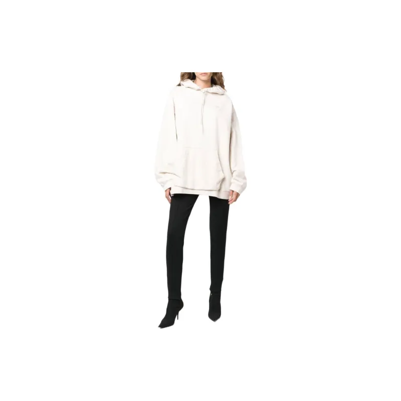 Balenciaga Logo All Over Print Sweater 'Cream'-1