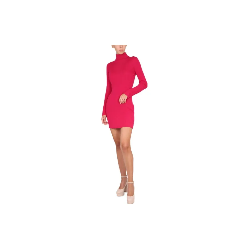 DSQUARED 2 Turtleneck Knit Mini Dress-2