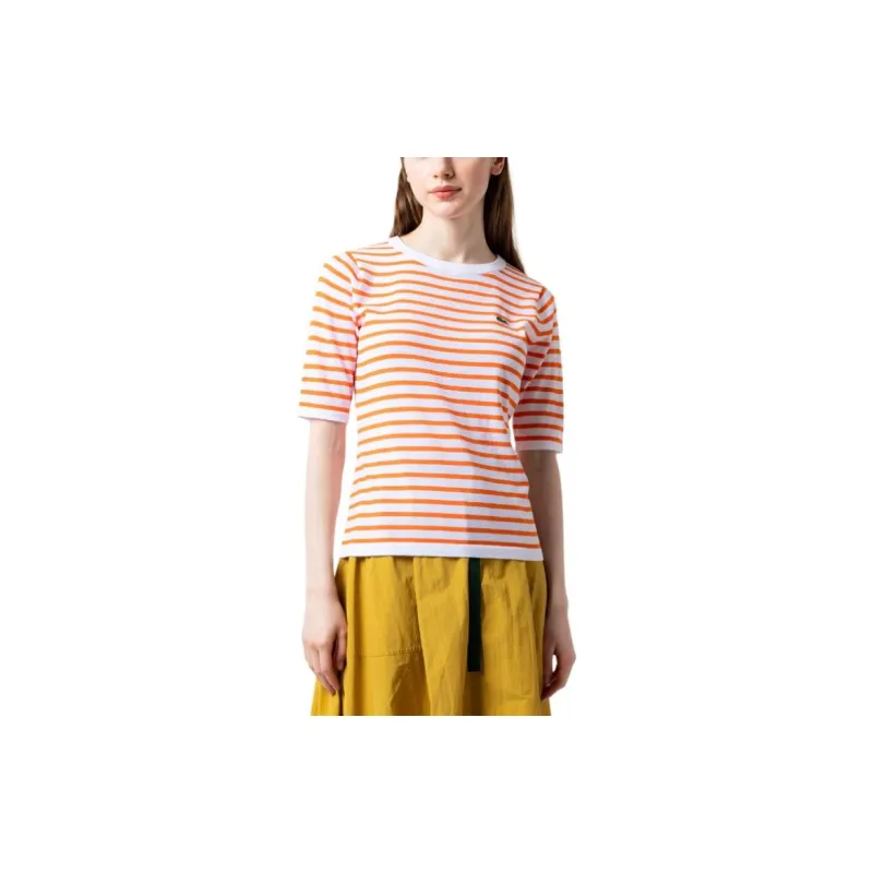 LACOSTE T-Shirts Women's Orange-4